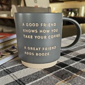 Hallmark Gray Mug with Quote